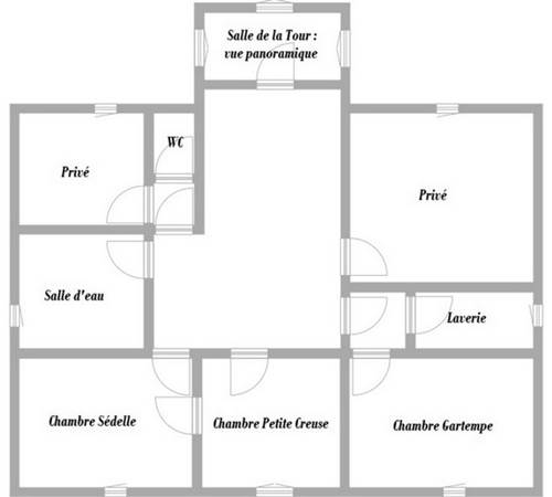 Plan 2ème étage La Demeure de Louis-photo-page