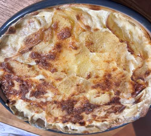 En accompagnement : un bon gratin dauphinois