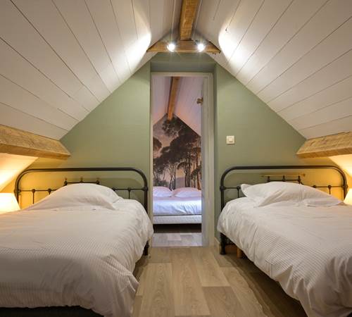 Le gite la Bergerie - La mezzanine de la chambre famille-galerie