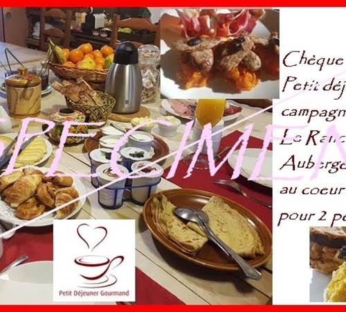specimen carte cadeau brunch petit déjeuner gourmand prestige au Ranch des Lacs-photo-page