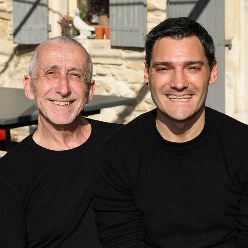 Vos hôtes Gérard et Thomas
