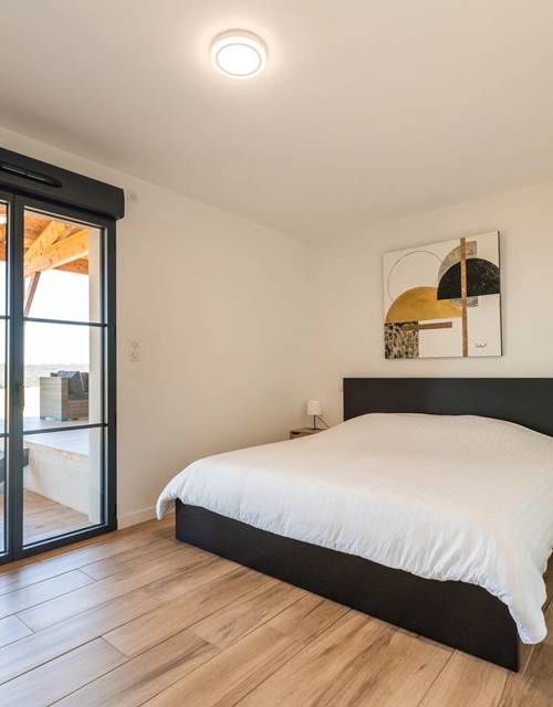 Chambre double vue terrasse