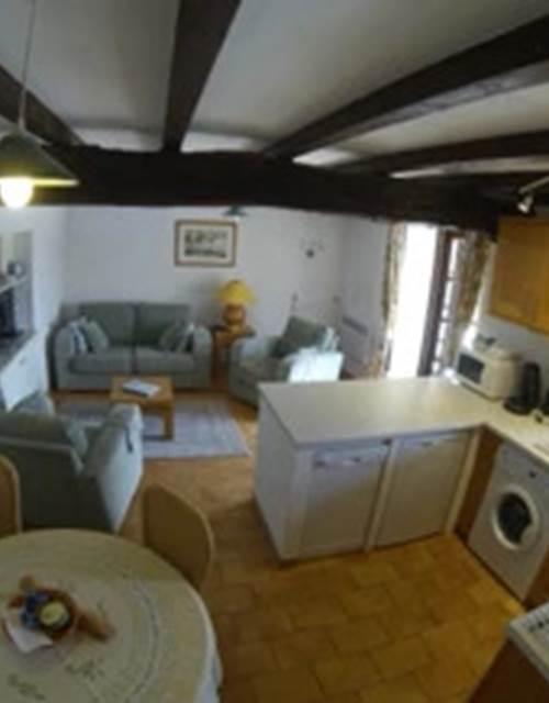 La cuisine et le salon