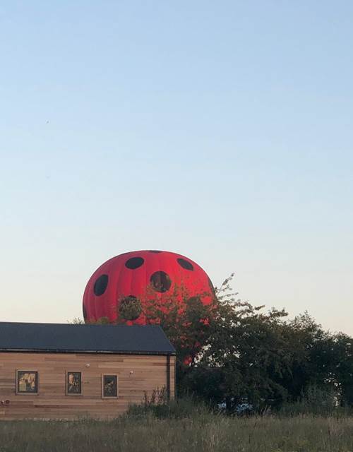 Cabane du Renard, montgolfière