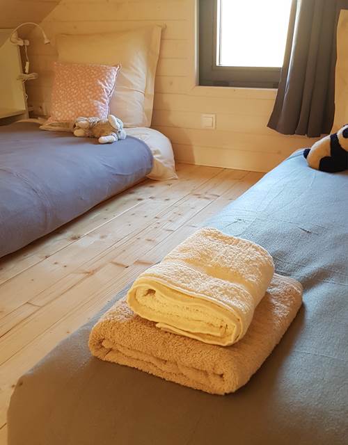 Cabane de l'Ecureuil, chambre du haut