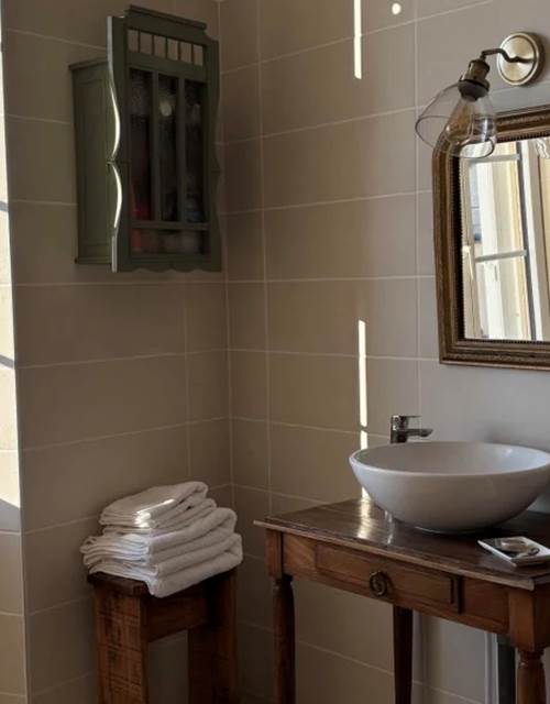 Salle de bain - Château La Fon du Berger gîte en Haut-Médoc et Pauillac