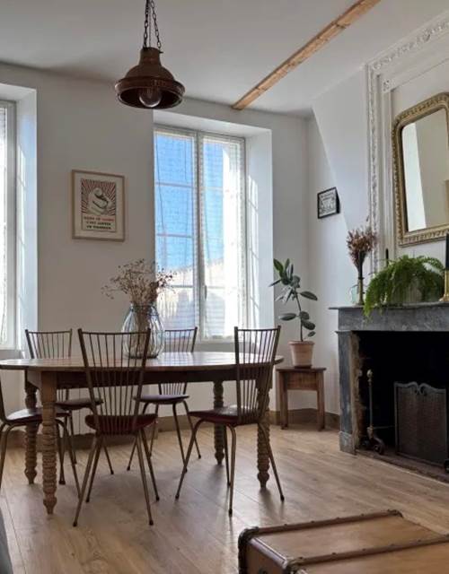 Salon - salle à manger - Château La Fon du Berger gîte en Haut-Médoc et Pauillac