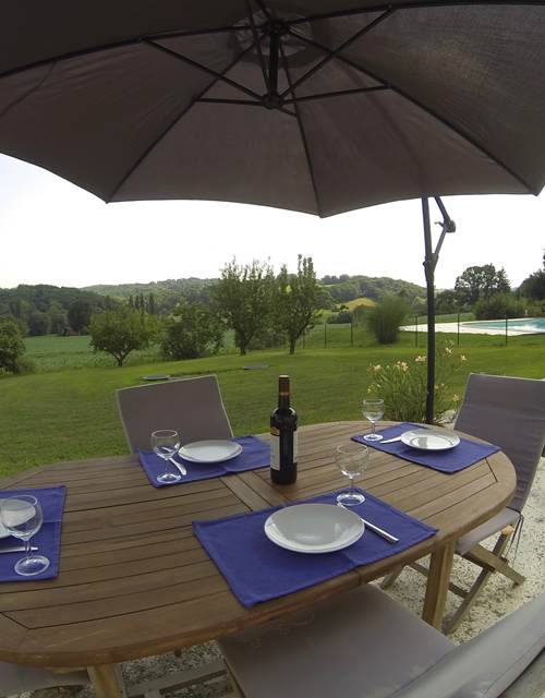 Vue depuis la terrasse