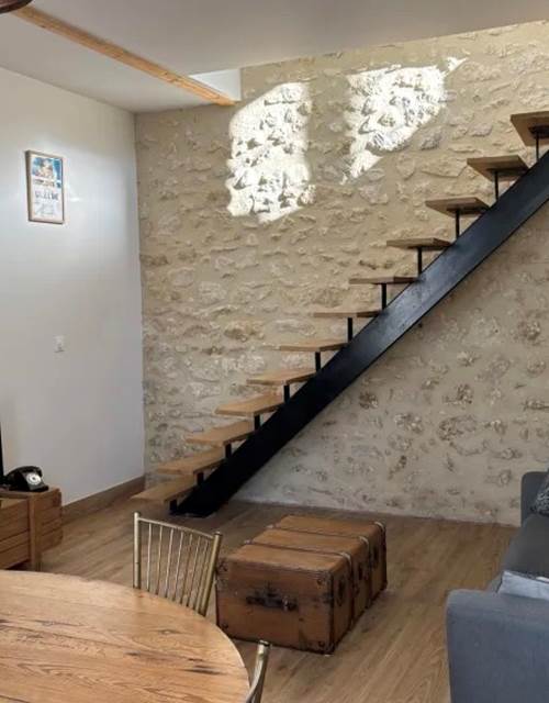 Salon - salle à manger - Château La Fon du Berger gîte en Haut-Médoc et Pauillac