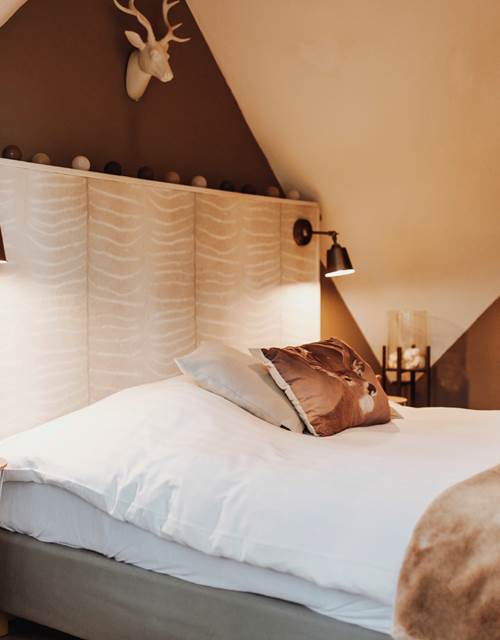 Ambiance cosy de la chambre