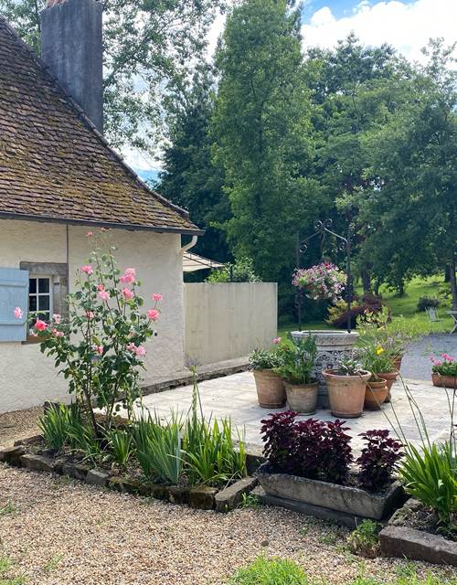 La vue de face du Park Cottage