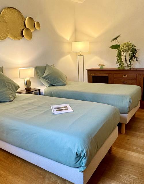 La chambre twin en rdc  de la Serre des Mourgues
