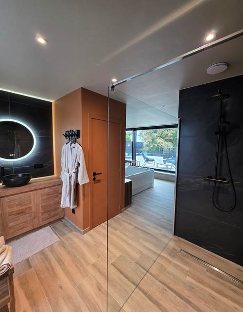 salle de bain Suite au sommet des arbres
