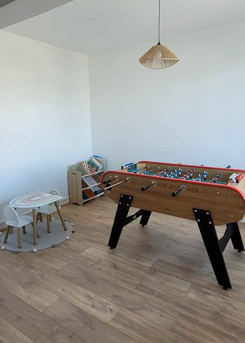 Coin jeux, baby-foot