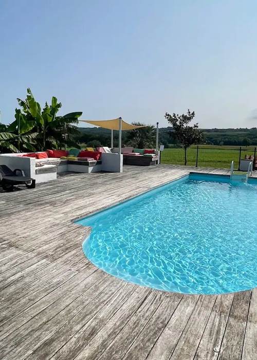 MOUNDEOU-location-gîte-Piscine-privée-Location-de-vacances-à-Madiran-St-Lanne-Piscine