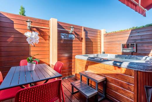 Terrasse privé Bungalow Premium Spa