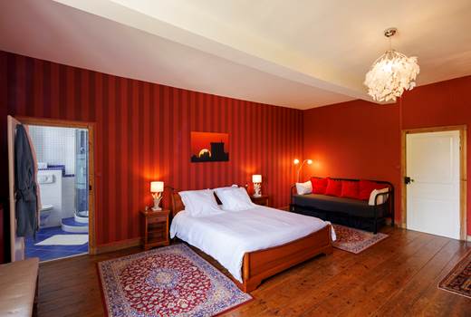 La spacieuse chambre rubis