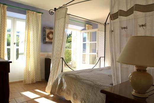 chambre glamour sur jardin