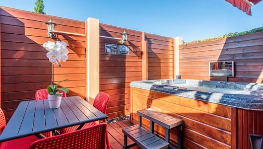 Terrasse privé Bungalow Premium Spa