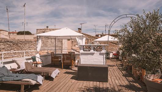 just arrived on the spectacular rooftop