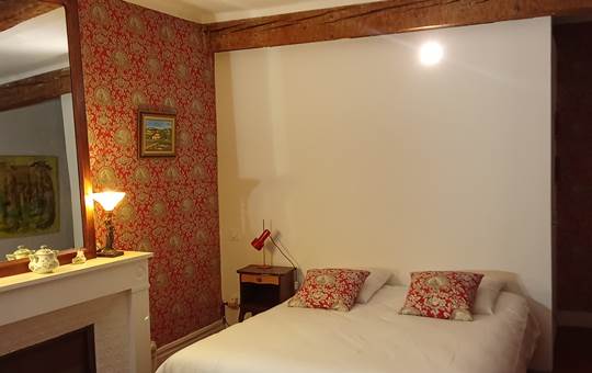 Le Mas Palegry chambres d'hôtes Perpignan chambre 3 côté salon lit