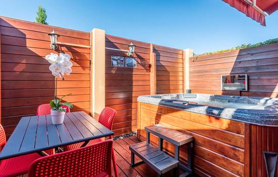 Terrasse privé Bungalow Premium Spa