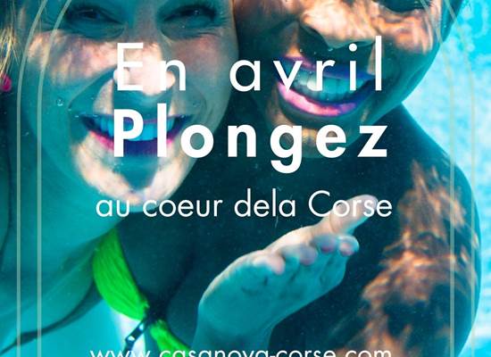 En avril on se baigne en Corse