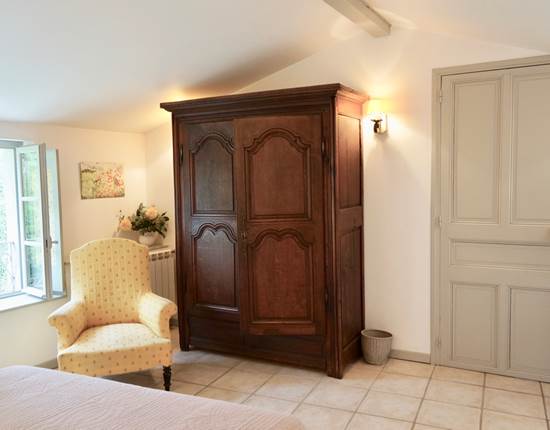 Chambre familiale olivier aux chambres d'hôtes la Rougeanne près de Carcassonne dans l'Aude
