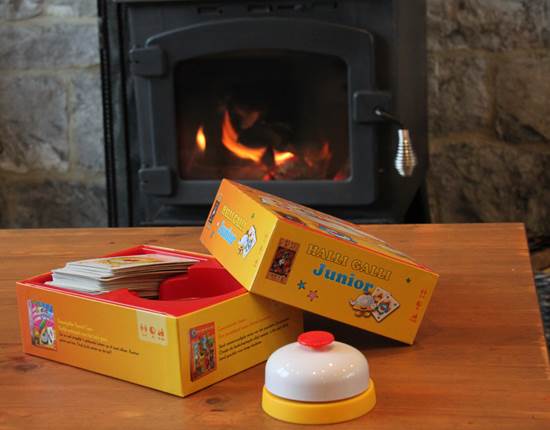 Salon feu gros plan