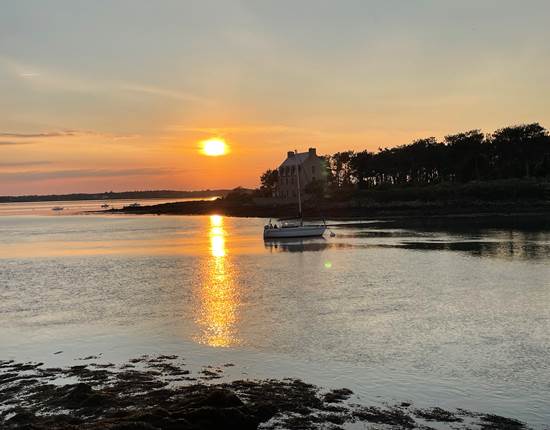Coucher de soleil Golfe du Morbihan