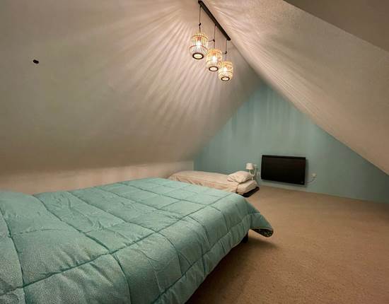 Chambre 5 turquoise