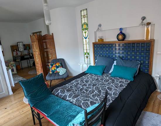 vue du lit