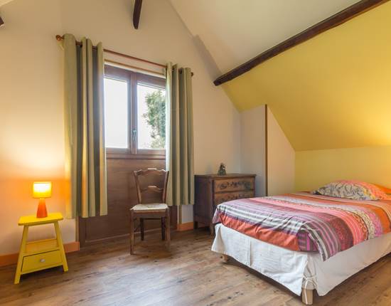 Chambre 2 lits simples - Gîte du Petit Coq - aux3nidsfleuris