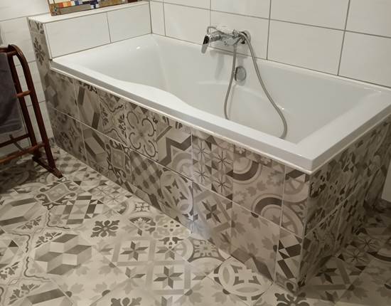 baignoire de la Suite byzance
