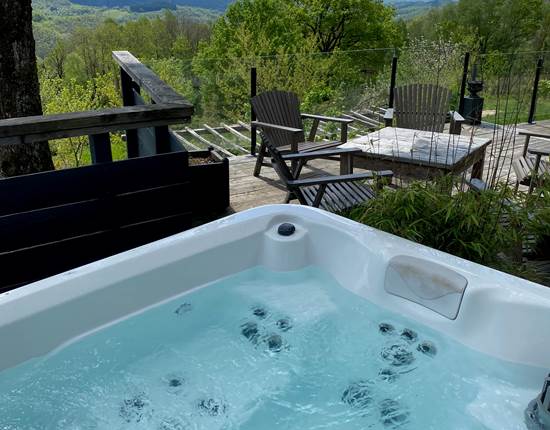 spa avec vue canopée