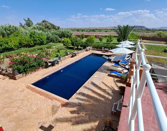 Vue piscine