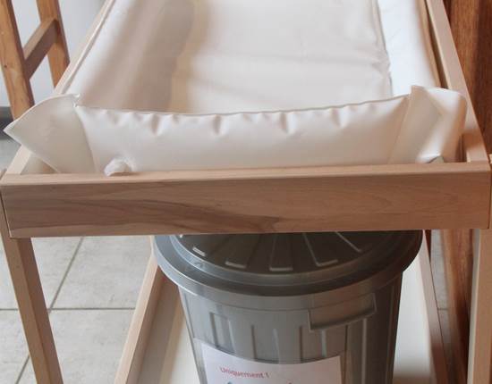 table à langer