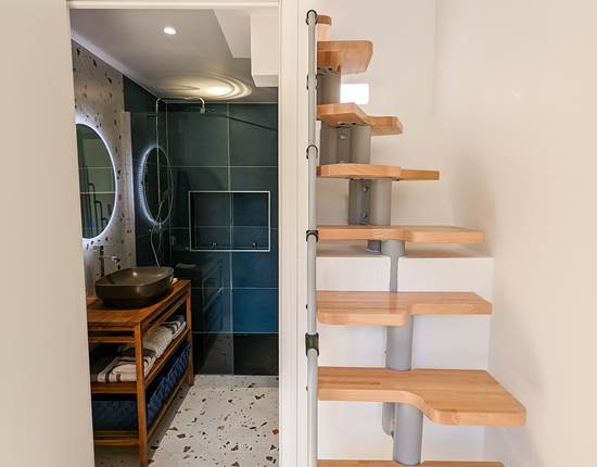 Escalier à pas décalés