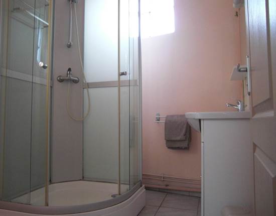 Douche partagée