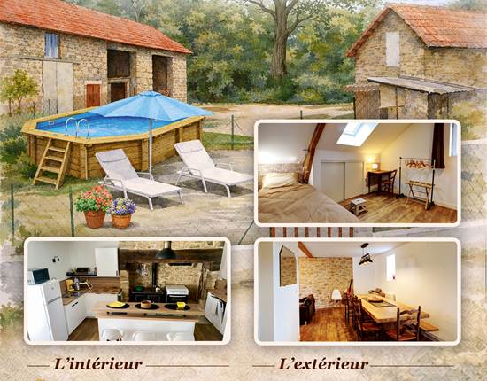 Zone clôturée (sécurisée), d’environ 80 m2, dédiée à la piscine avec solarium et mobilier adapté
