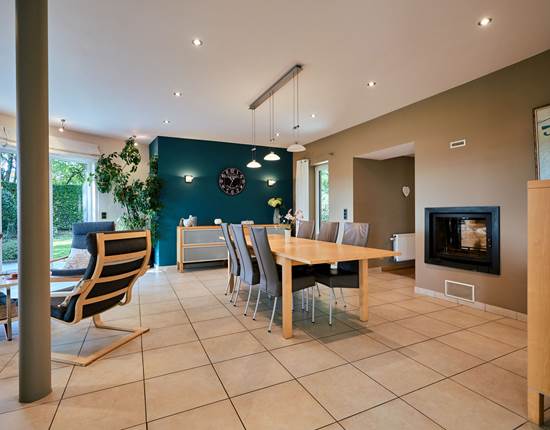 Living côté salle à manger