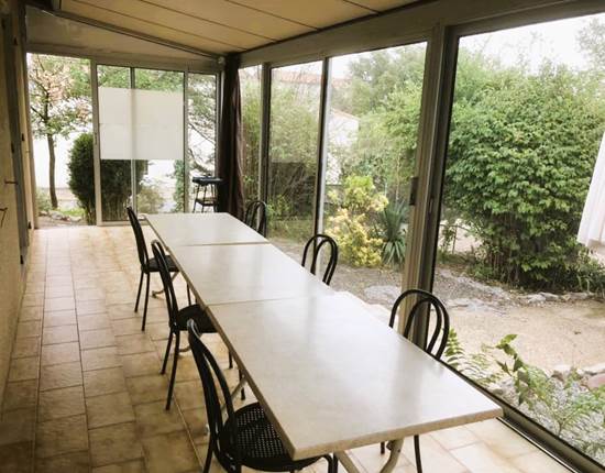 Gîte CARAÏBES véranda