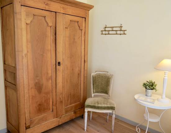 Chambre Acanthe détails de décoration aux chambres d'hôtes la Rougeanne près de Carcassonne dans l'Aude
