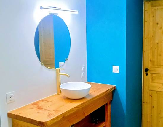 Salle de bain du gîte 6 places