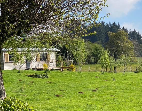Les terres de la chouette, roulotte du verger