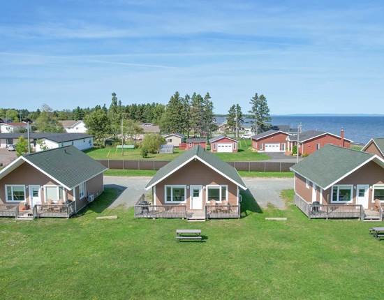 Extérieur du chalet acadien