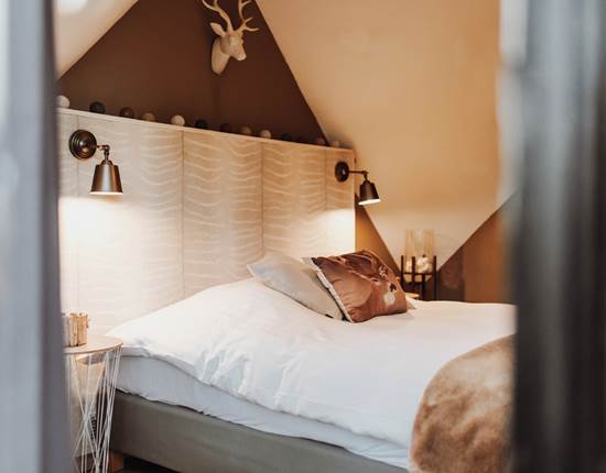 Ambiance cosy de la chambre