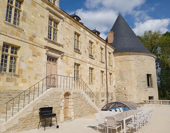 la terrasse au Sud