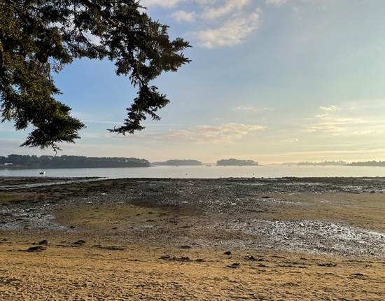 Plage de Locmiquel apres-midi de Novembre