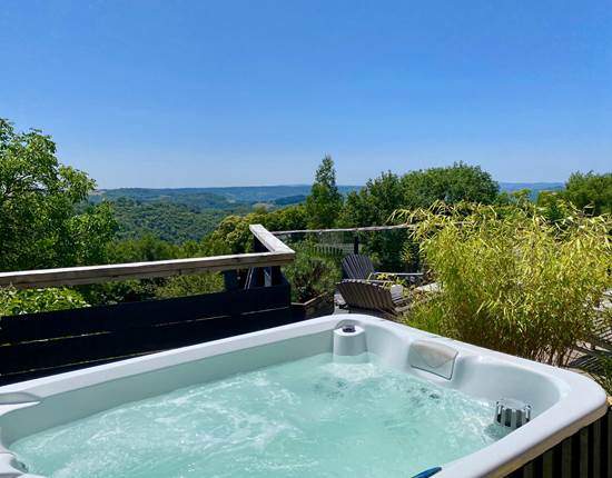 Jacuzzi à la belle étoile